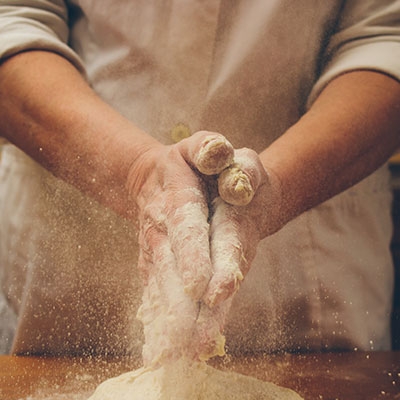 O processo de produção do pão