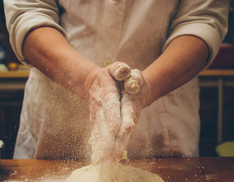 O processo de produção do pão