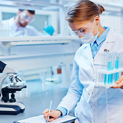 Avaliação de qualidade no laboratório